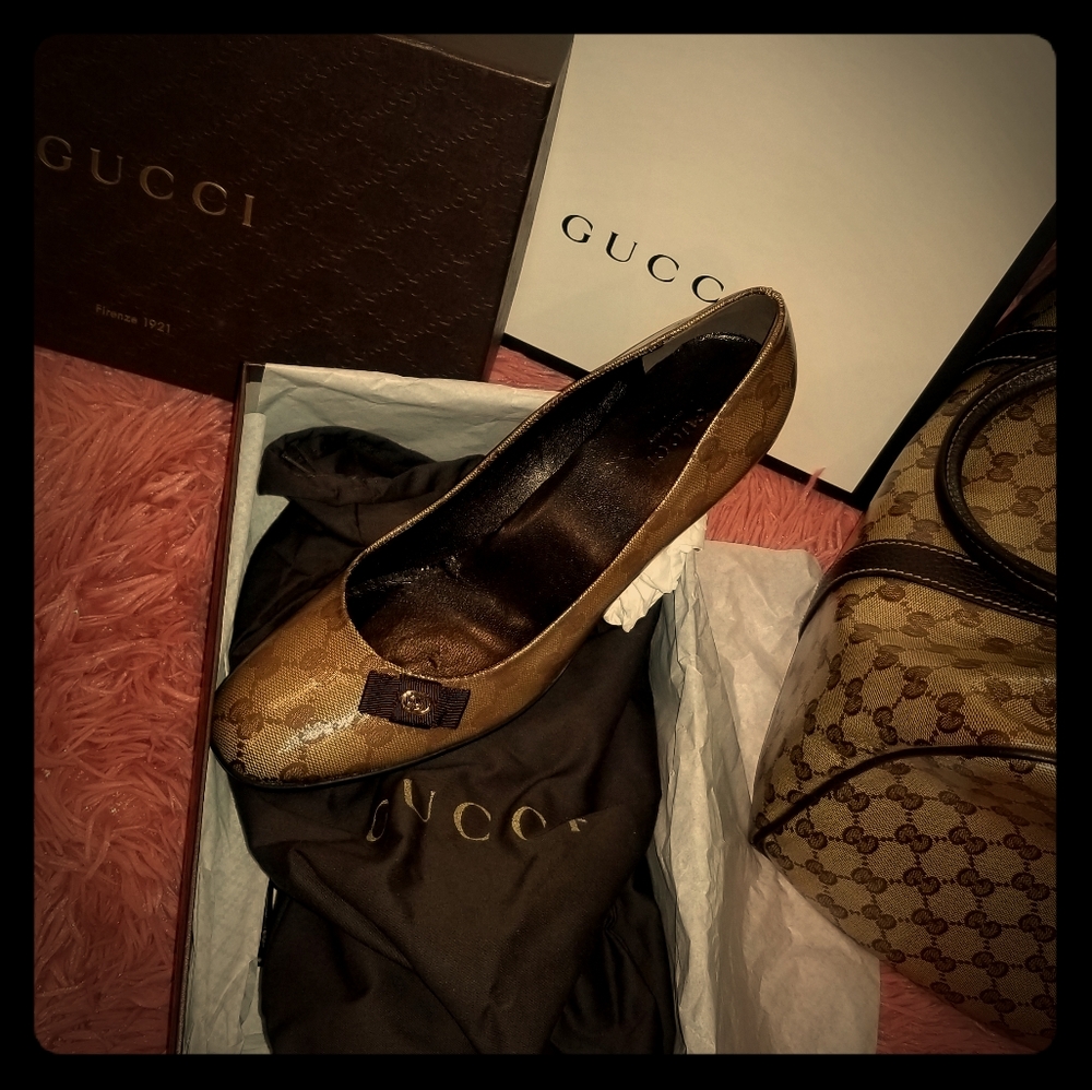 *AUTHENTIC* GUCCI Crystall Shoes ONLY